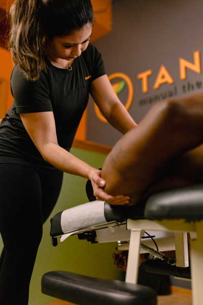 Our chiropractors use an intensive blend of chiropractic, manual therapy and sports medicine to treat injuries